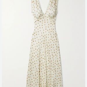 Doen Cream Floral Maxi Dress